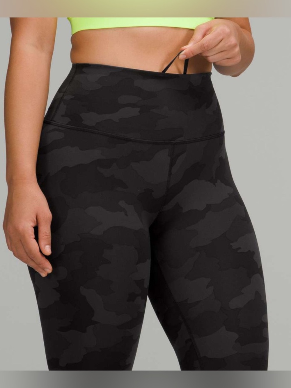 Lululemon Wunder Train Contour Fit High-Rise Leggings Tights 25" Camo - Picture 3 of 6